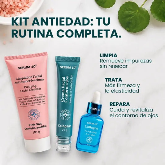 TU RUTINA ANTIEDAD COMPLETA EN 3 PASOS